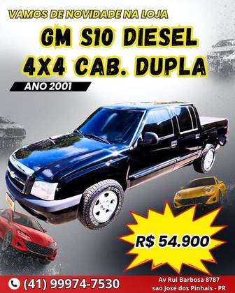 CHEVROLET S10 2.8 DLX 4X2 CD 12V TURBO INTERCOOLER DIESEL 4P MANUAL